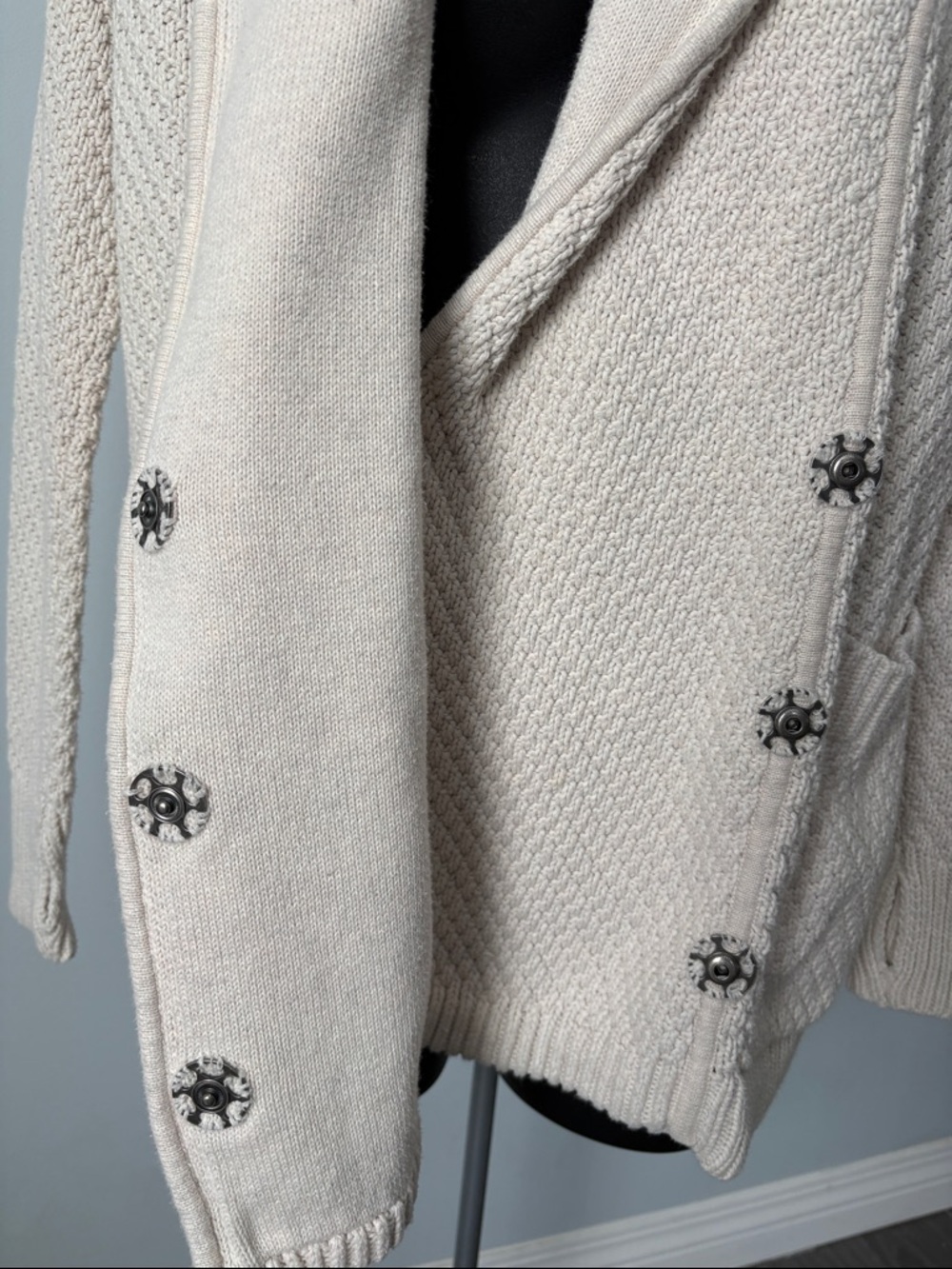 LULULEMON athletica Cotton Knit Cardigan with Logo Button - Picture 7 of 13